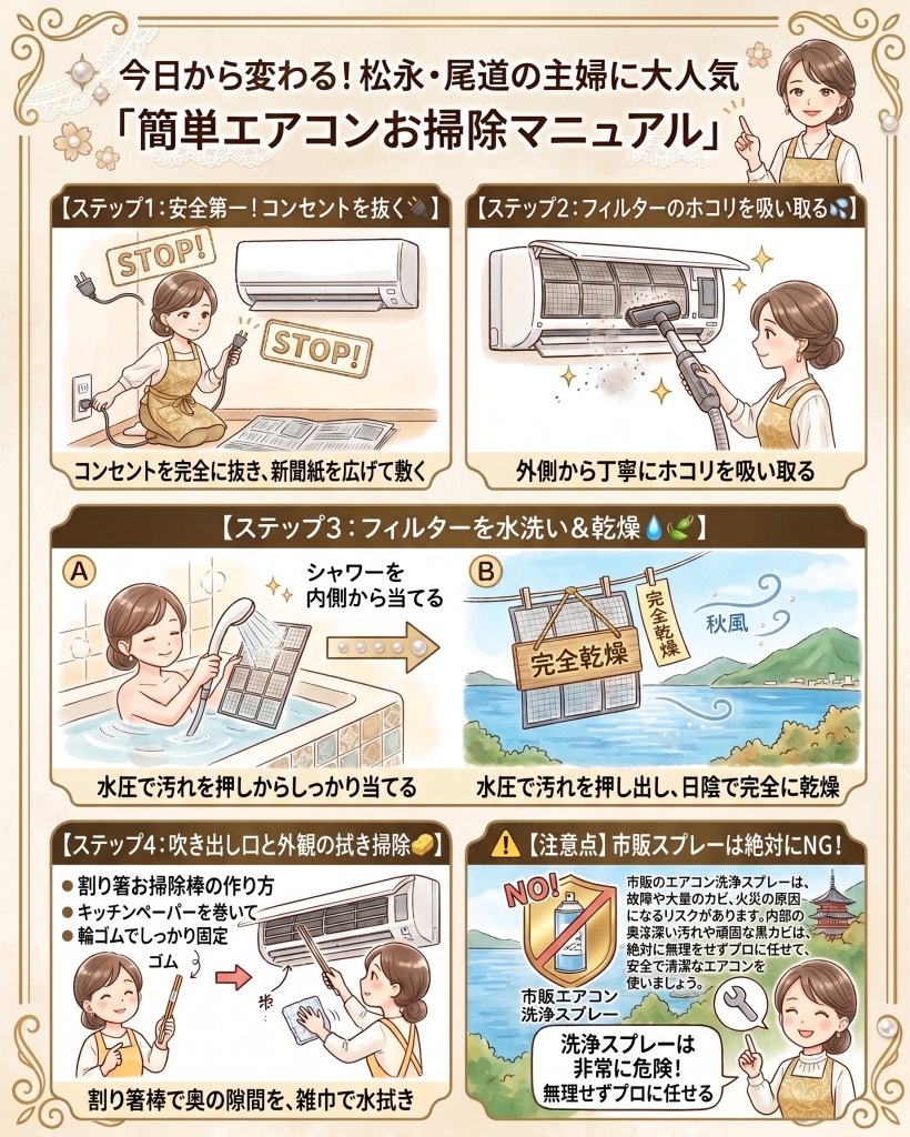 １Dayリフォームたすかる松永店/松永/尾道/リフォーム/エアコン工事